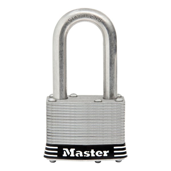Master Lock 3.18 in. H X 1-3/4 in. W Stainless Steel 4-Pin Tumbler Marine Padlock